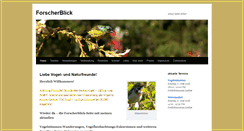 Desktop Screenshot of forscherblick.de